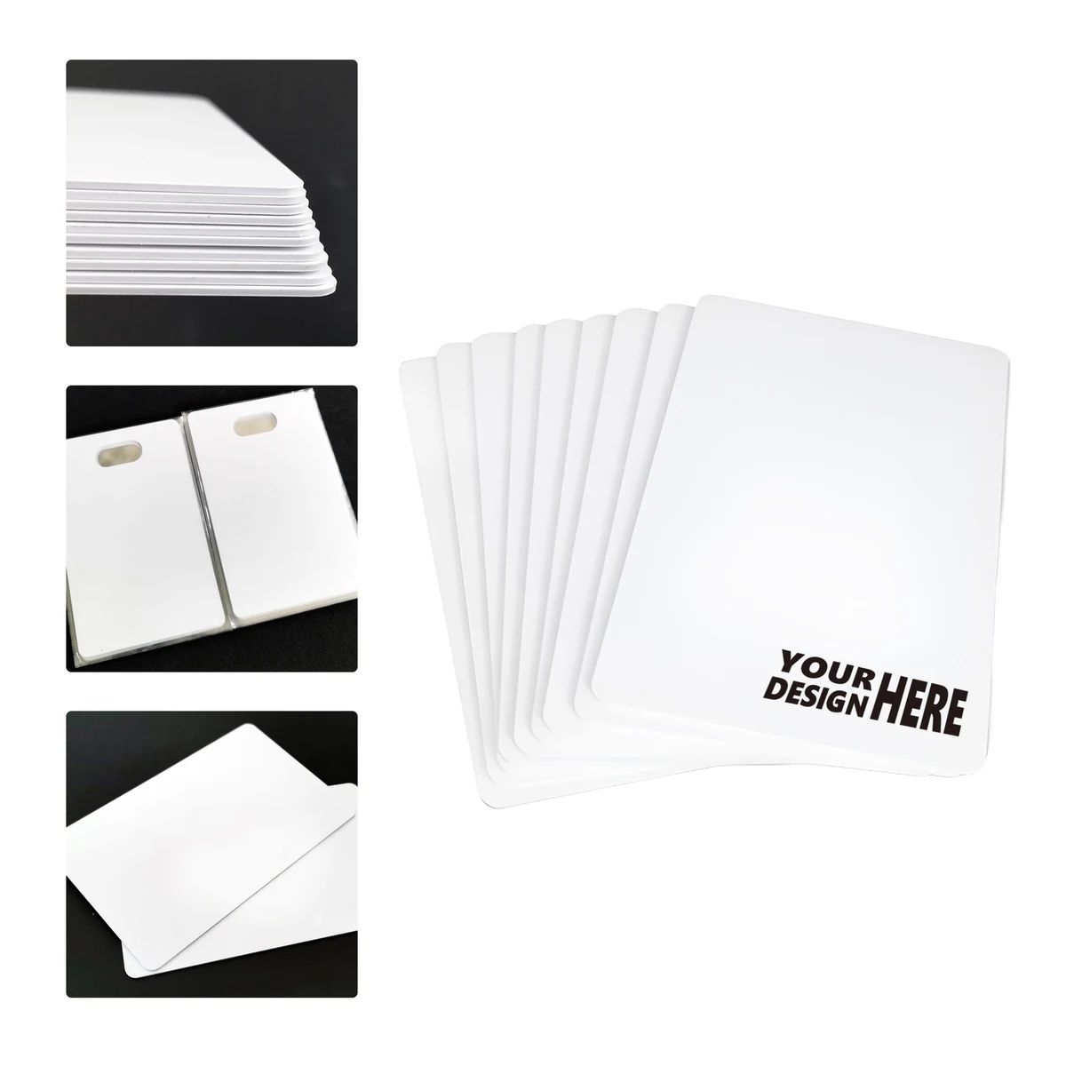 MOQ 50 Custom Fudan IC White Card 1