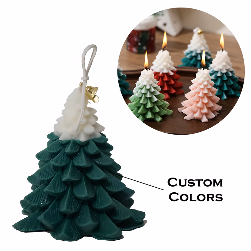 Custom Christmas Tree Scented Candle