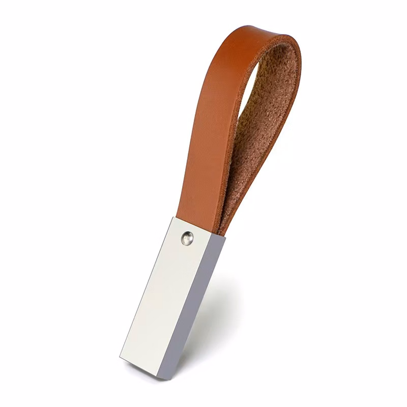 Leather Lanyard USB Flash Drive
