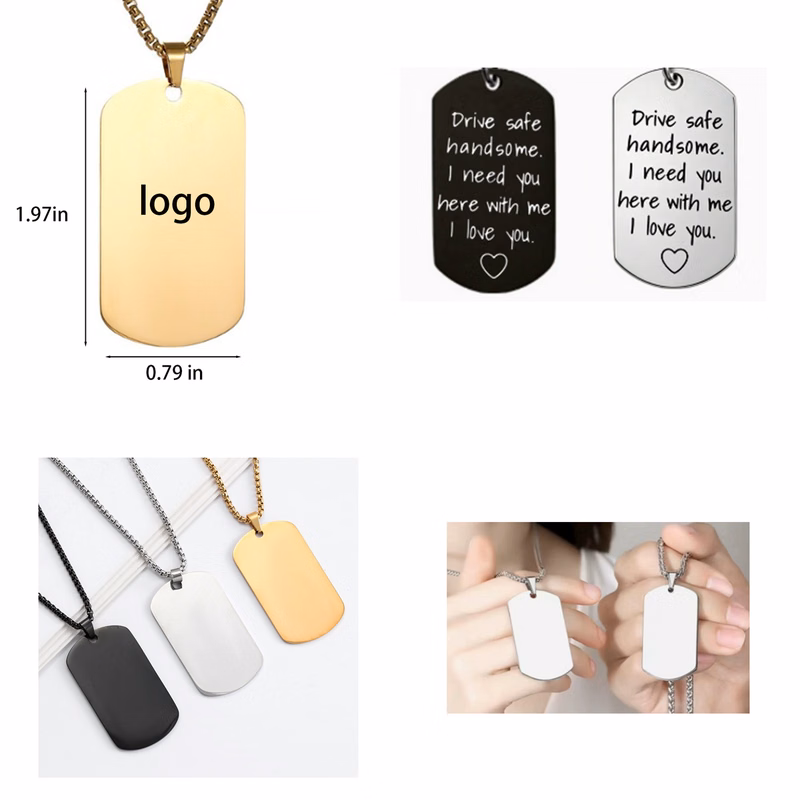 Stainless Steel Dog Tag Necklaces