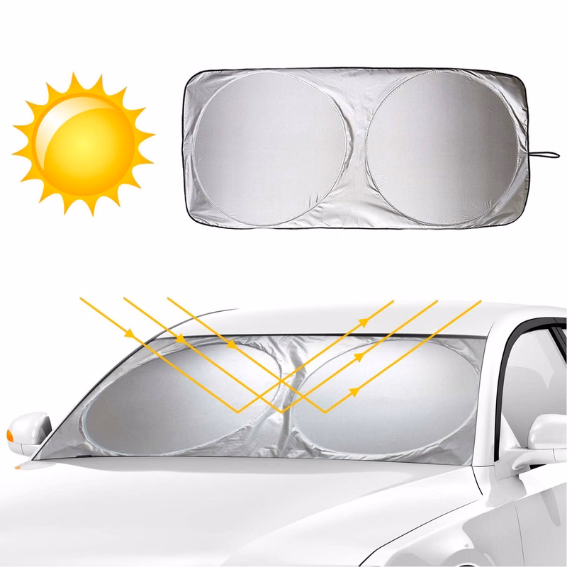 Reflective Polyester Car Sun Windshield Cover