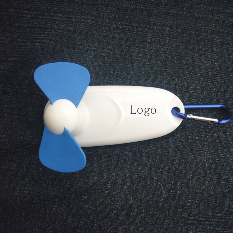 Portable Flashlight Fan With Mountaineering Buckle
