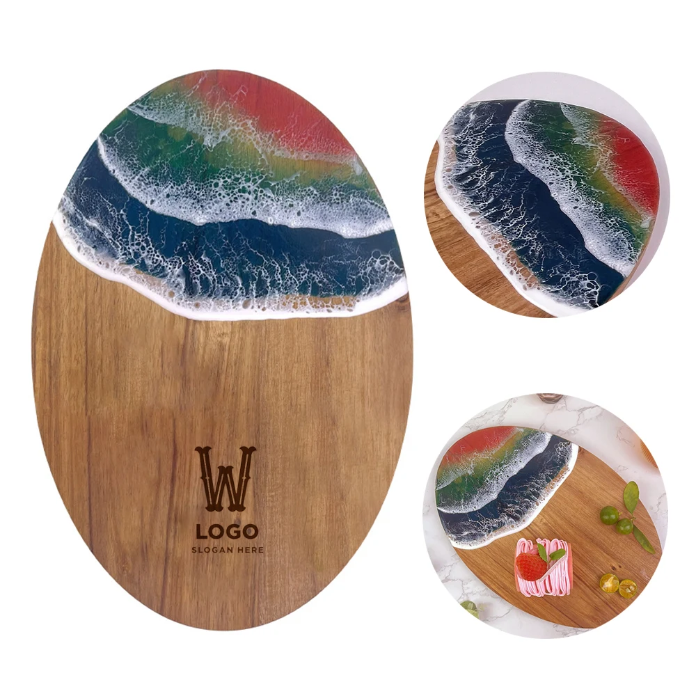 Natural Surf Resin Acacia Cutting Board 1