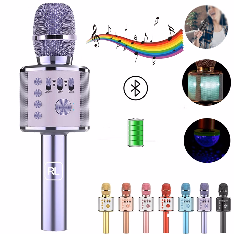 3-In-1 Portable Handheld Wireless Karaoke Microphone Q37