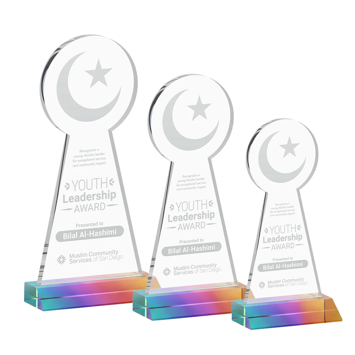 Crescent & Star Award - Prismatic 1