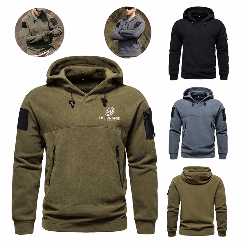 Men Tactical Outdoor Jacket Fleece Pullover Man Windproof Autumn Coat Underwear Hoodies