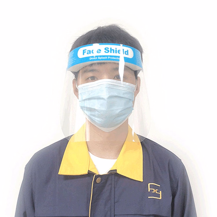 Anti-spit protective face shield