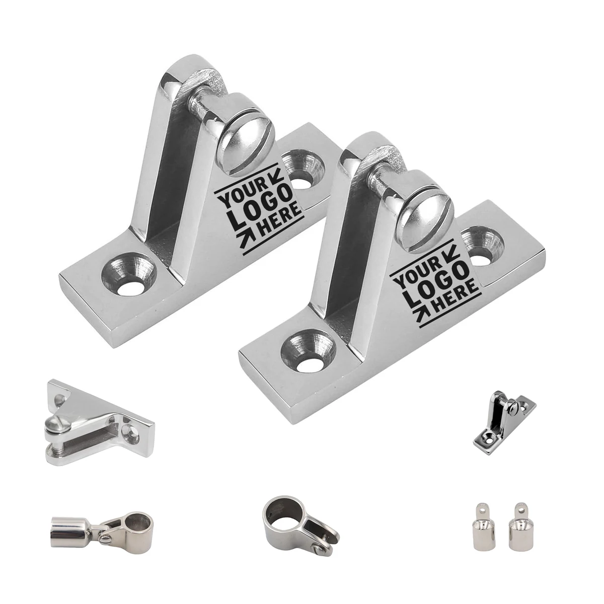 Marine Boat Deck Hinge Mount Bimini Top 316 Stainless Steel Fitting Hardware 1