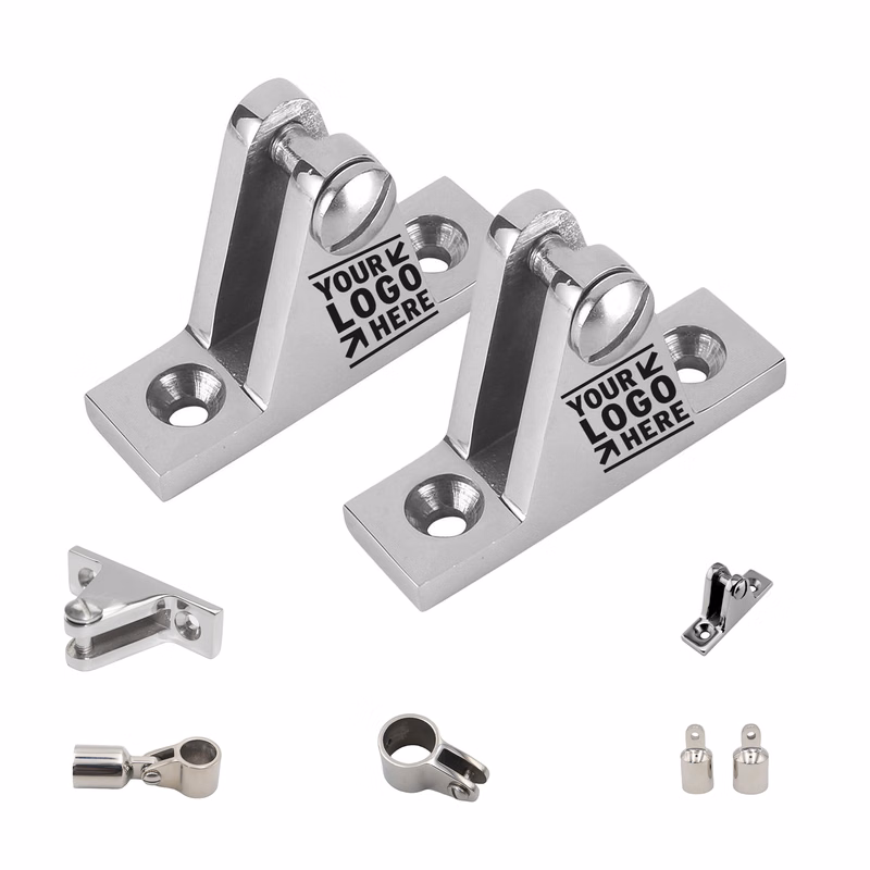 Marine Boat Deck Hinge Mount Bimini Top 316 Stainless Steel Fitting Hardware