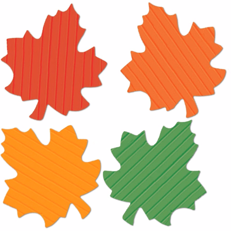 Tissue Autumn Leaves - Assorted Colors 5.75"