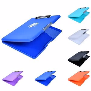 Plastic Storage Clipboard Foldable with Profile Clip
