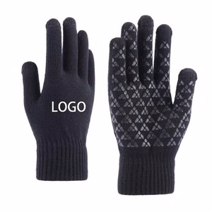 Winter Knitted Touchscreen Gloves With 3 Fingers