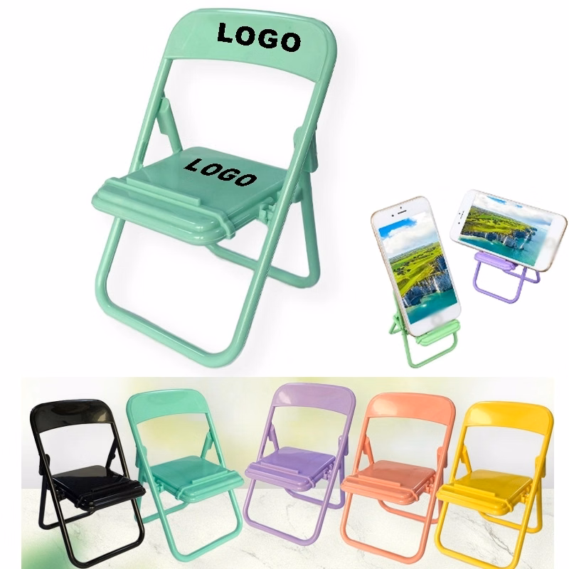 Foldable Mini Chair Cell Phone Stand