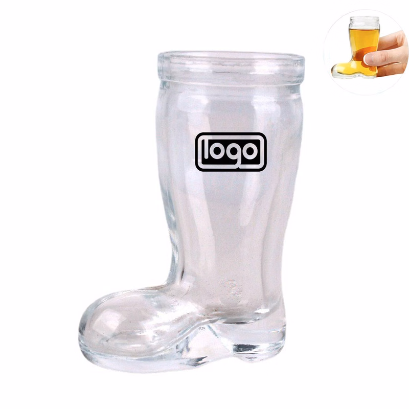 Small Boots in Glass Bottle with Cork