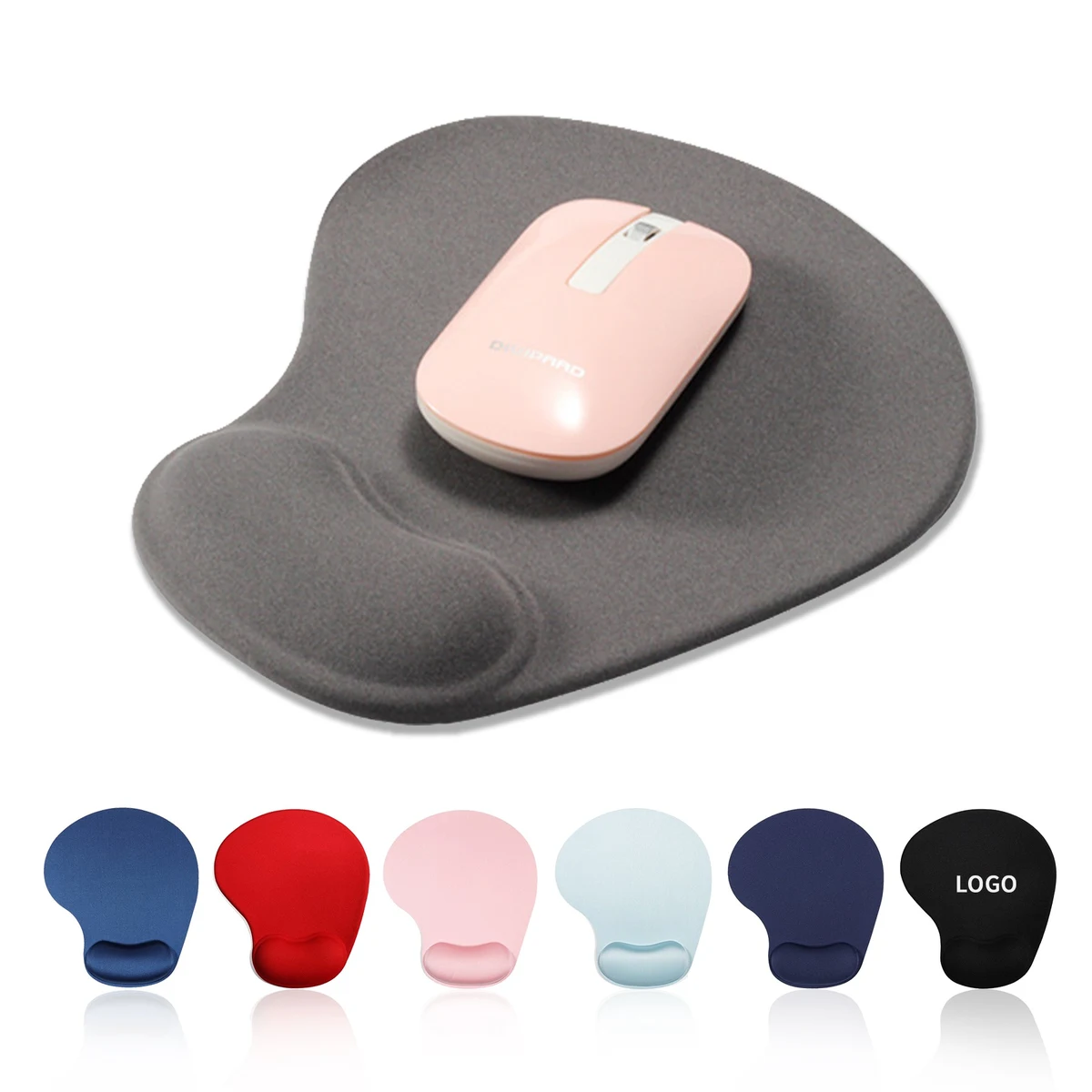 Solid Color Silicone Wrist Guard Mouse Pad 1