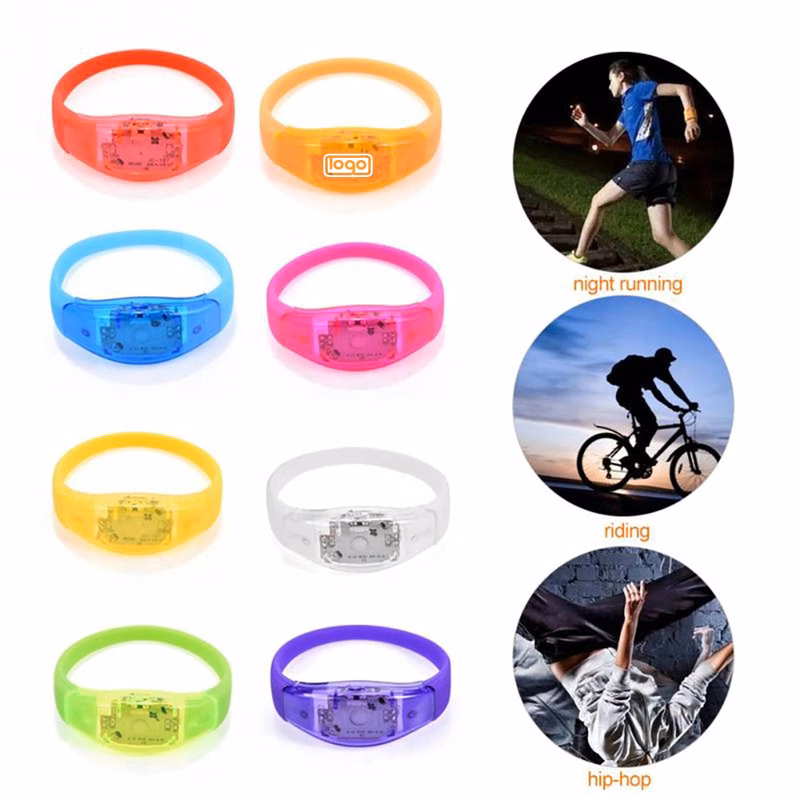LED Light Up Wristband Flashing Bracelet