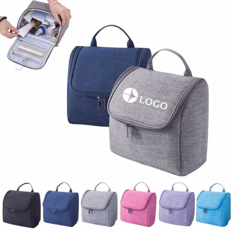 MOQ5 Portable Hanging Toiletry Organizer Travel Cosmetic Bag