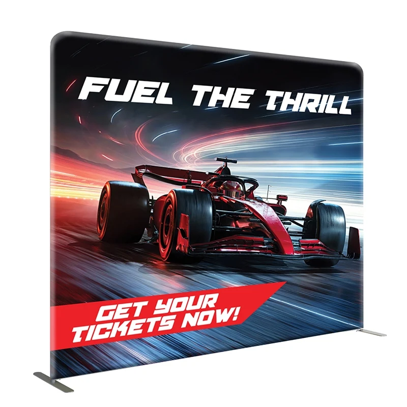 DisplaySplash Tension Fabric Display - 8' W x 7.5' H 1