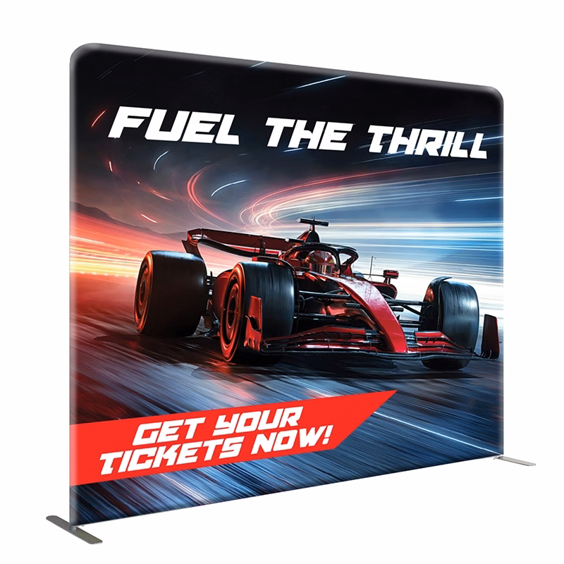 DisplaySplash Tension Fabric Display - 8' W x 7.5' H