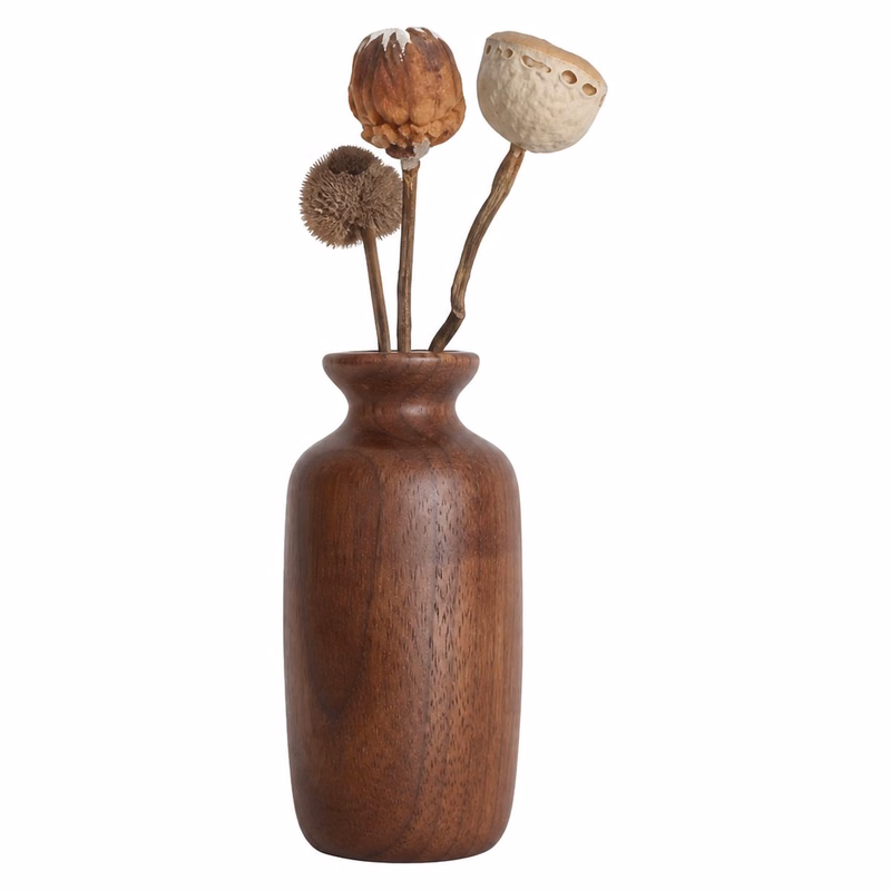 Rounded Desktop Vase with Stable Base