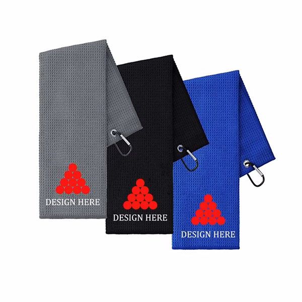 Microfiber Golf Towel MOQ 100PCS