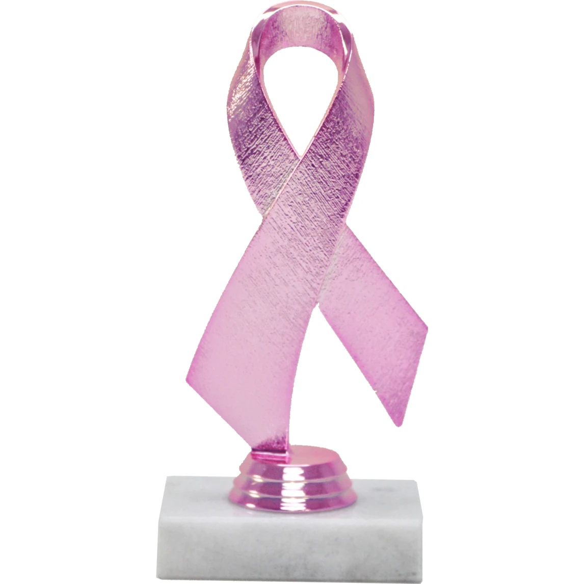 Pink Awareness Ribbon Trophy 1