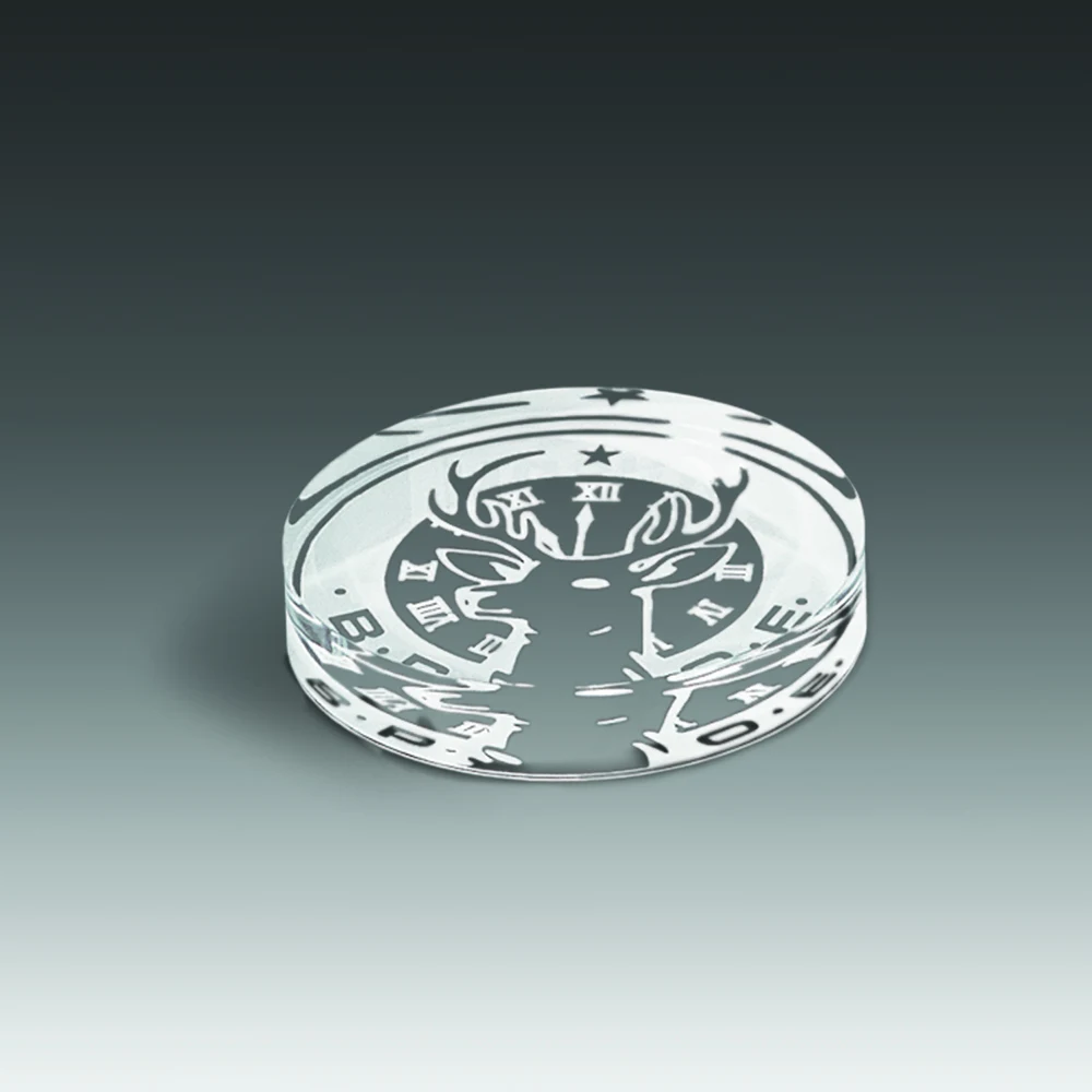 3" Circle Paperweight 1