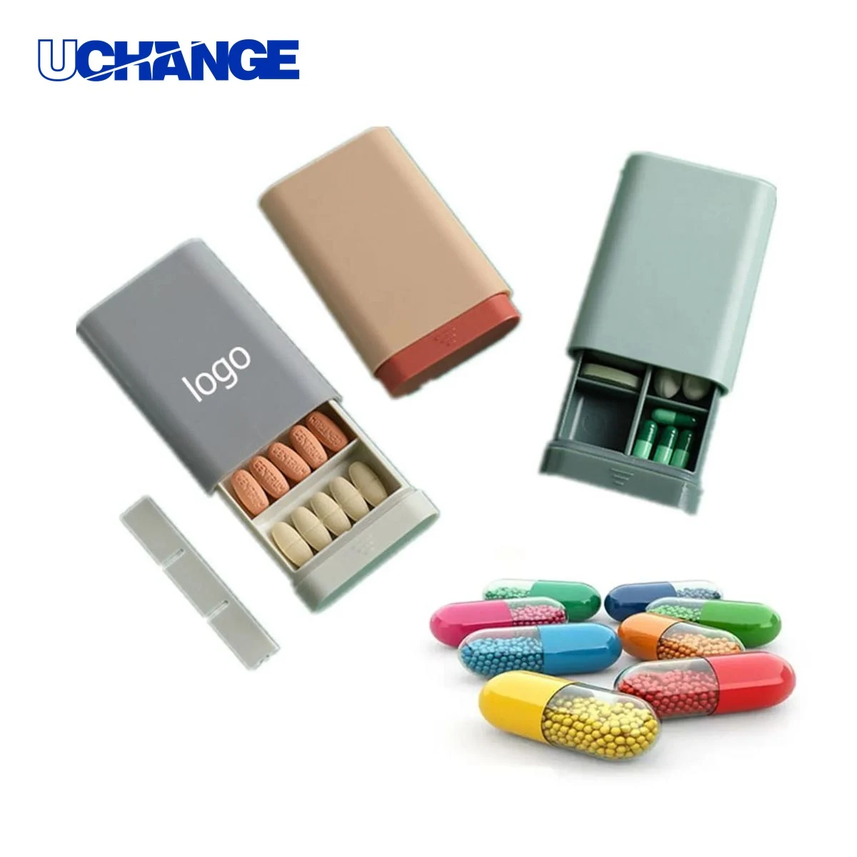 Health Moisture-Proof Travel Pill Case for Vitamins Organizer 1