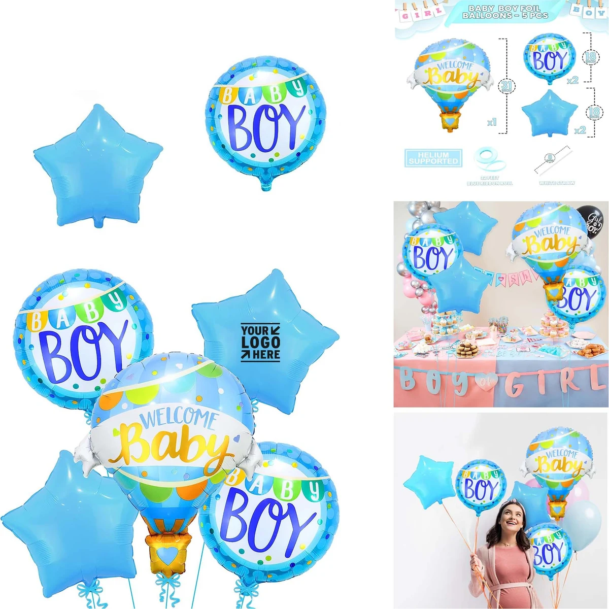 Welcome Baby Boy Indoor Decoration Balloon Set 1