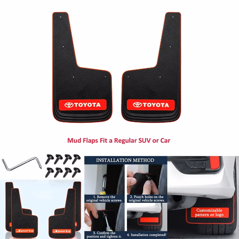 Universal Mud Flaps for SUV or Car-Option A