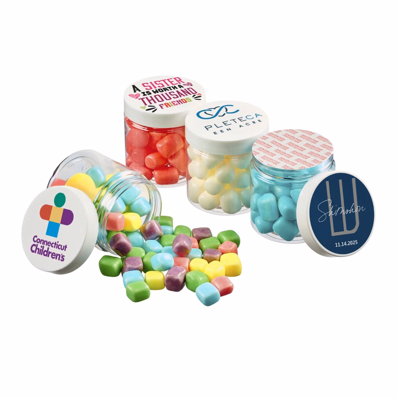 4 oz Jar of Mini Candy Covered Marshmallows
