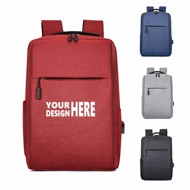 USB-Enabled Oxford Business Backpack