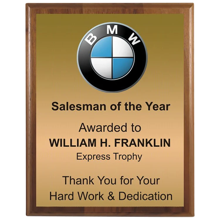 Color Rich PLATE Plaque-Walnut 1