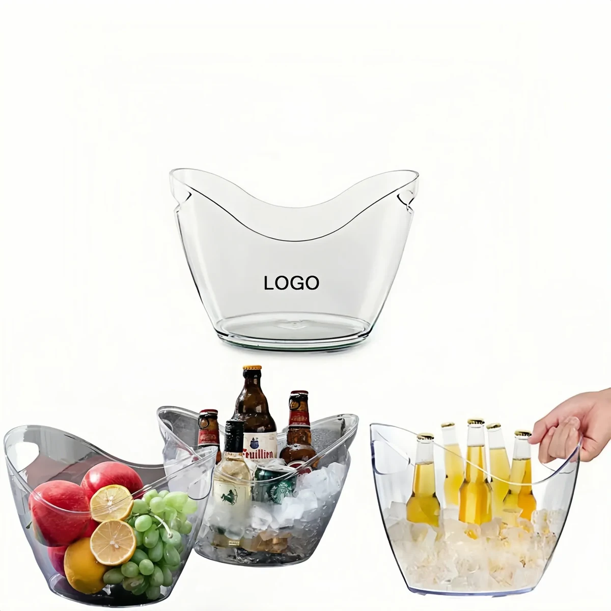 Clear Acrylic Ice Bucket 1