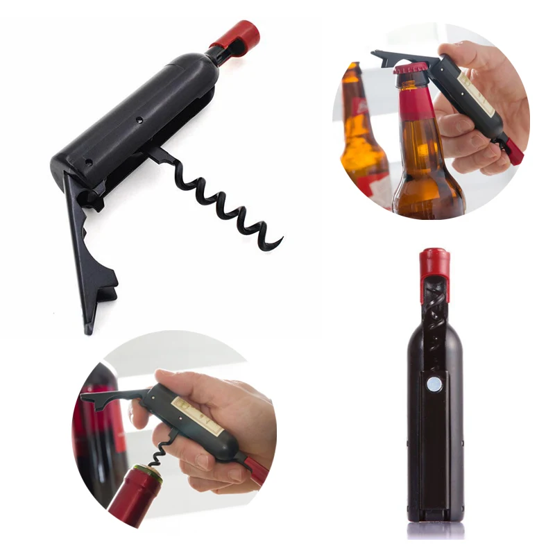 Magnetic Bottle Shaped Wine Opener and Beer Opener 1