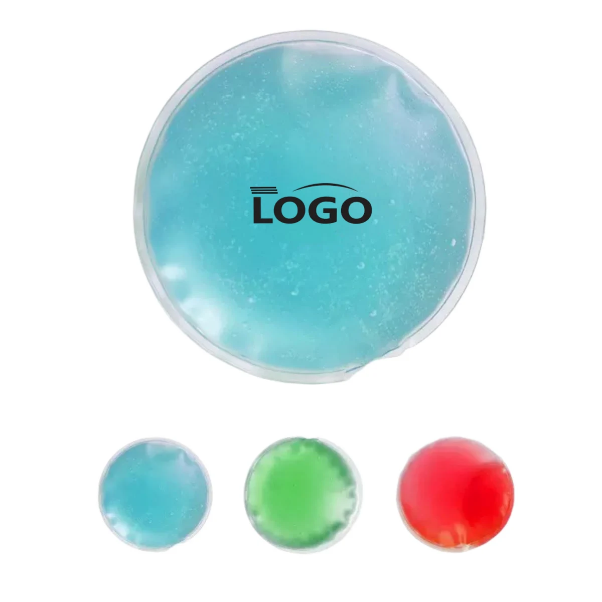 Round PVC Reusable Gel Cold Pack 1