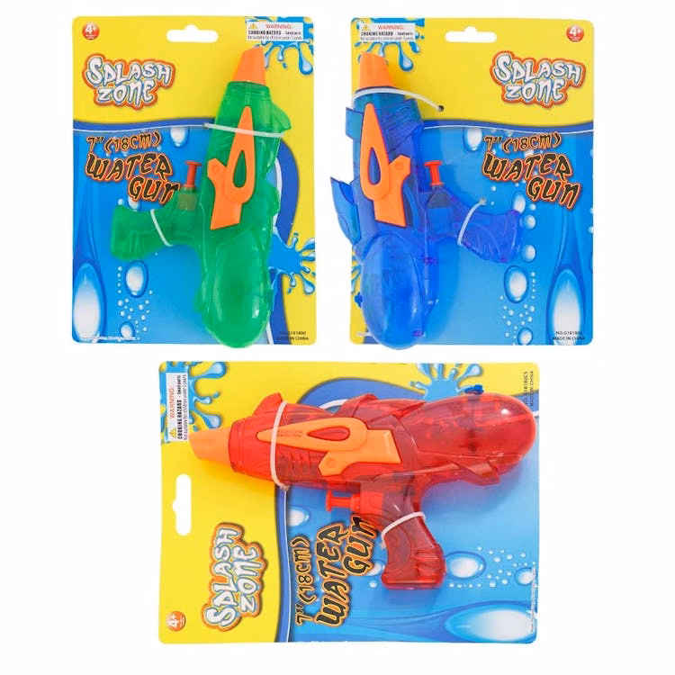 Water Shooter 7" - Assorted Colors