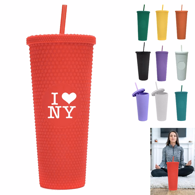 Sprayed Rubber Full Color Tumbler 24OZ