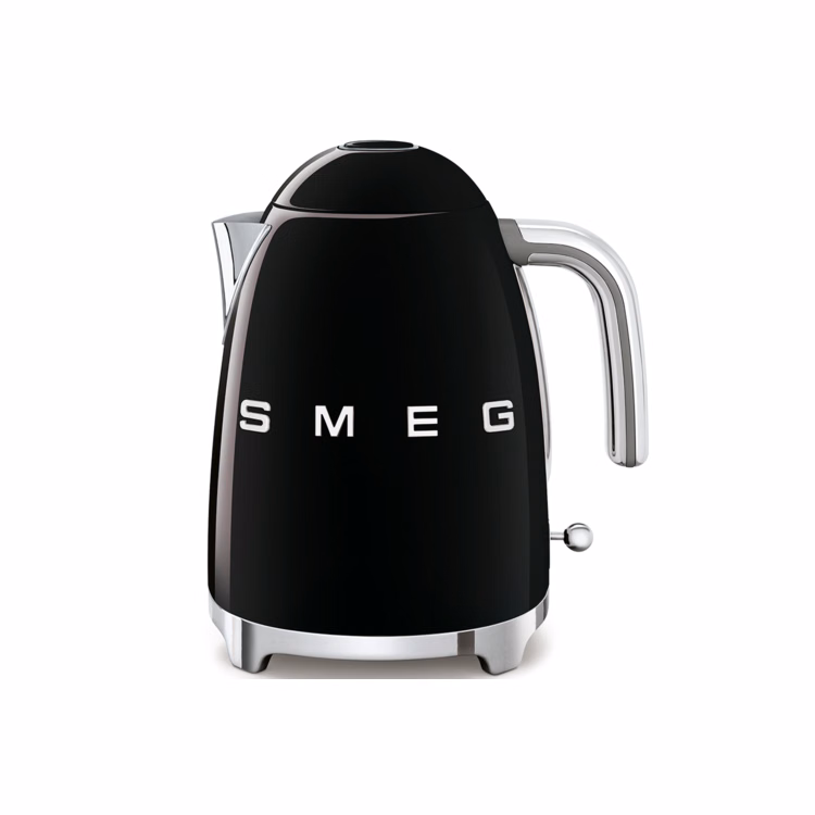 SMEG 7-Cup Electric Kettle - Black Glossy