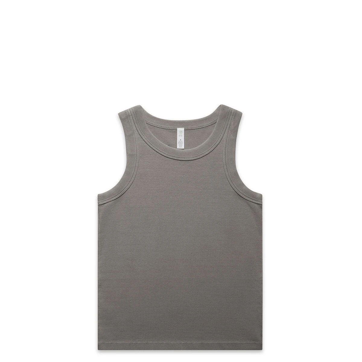 Wo's Faded Organic Rib Tank | 4034 1