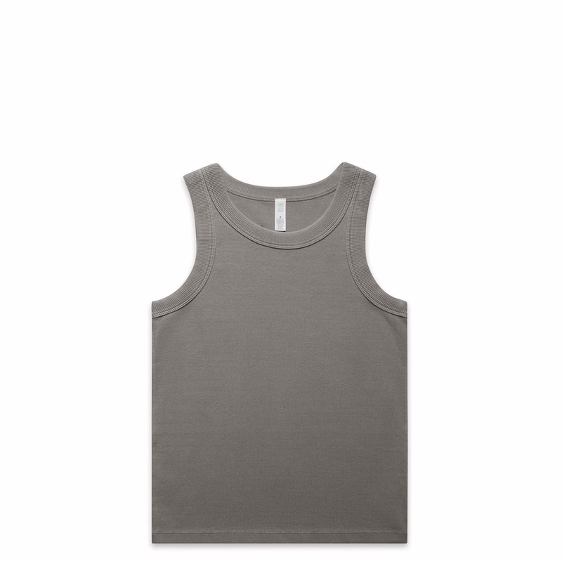 Wo's Faded Organic Rib Tank | 4034