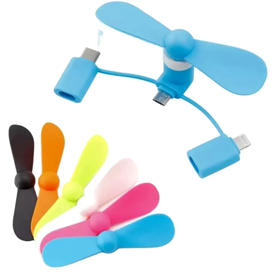 3 in 1 Mini USB Phone Fan 1