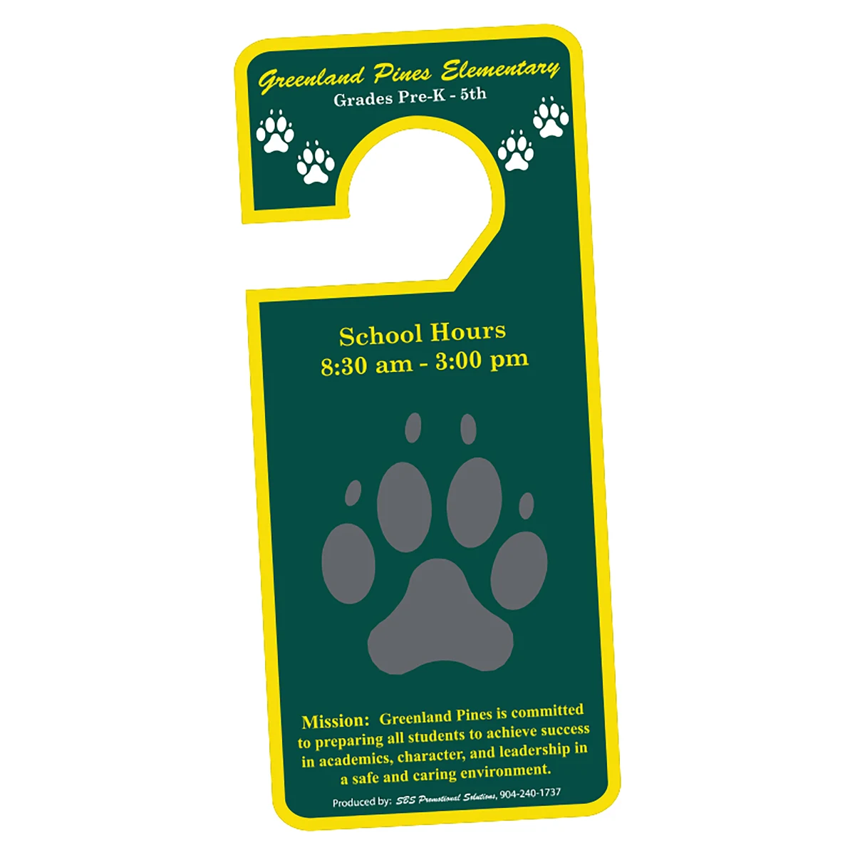 Door Hanger (3 5/8" x 8 1/4") 1