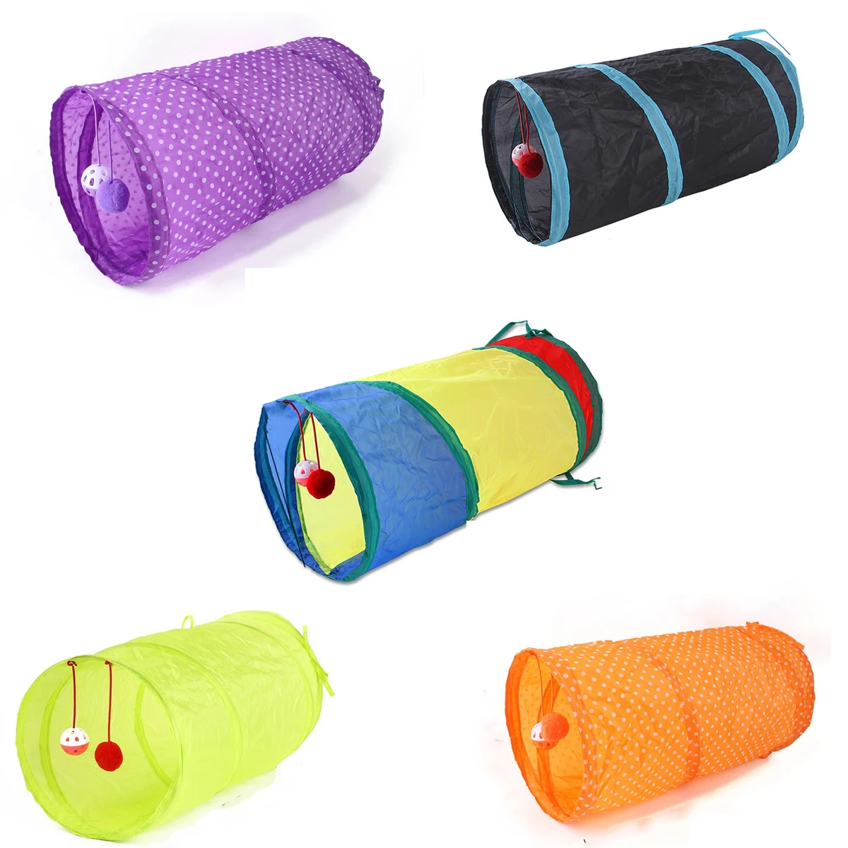 Cat Tunnel Funny Long Pet Play Toy(Full Color) 1