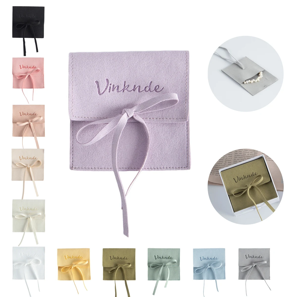 MOQ100 Small Jewelry Bags 1