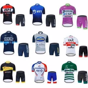 Men'S Cycling Jersey Bicycle Short Sleeve Set