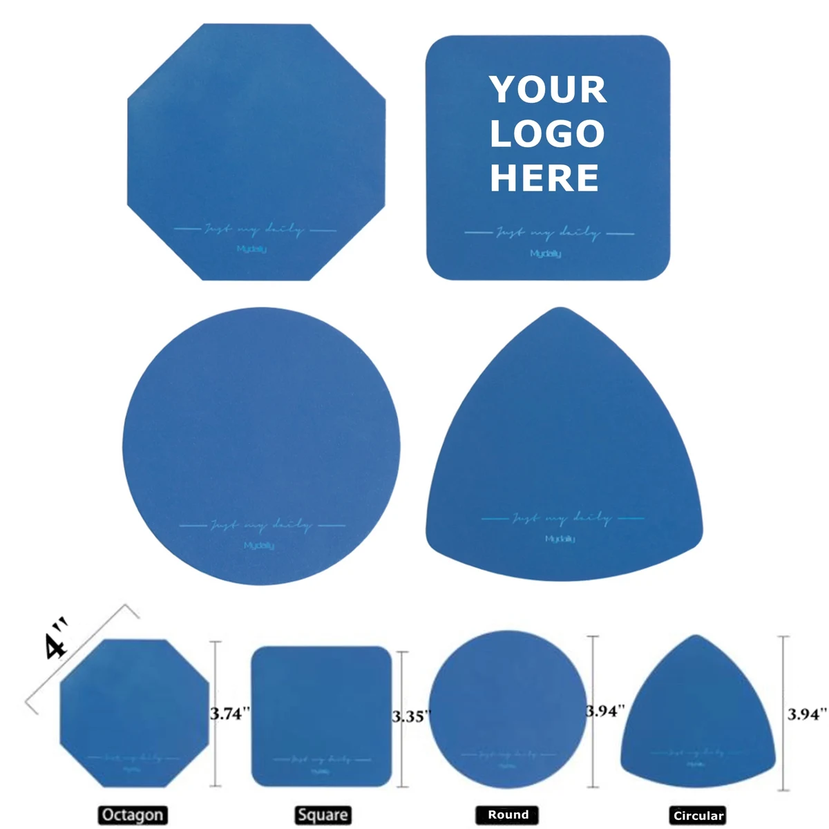 Klein Blue Coaster Rectangle Cup Wad MOQ 20PCS 1