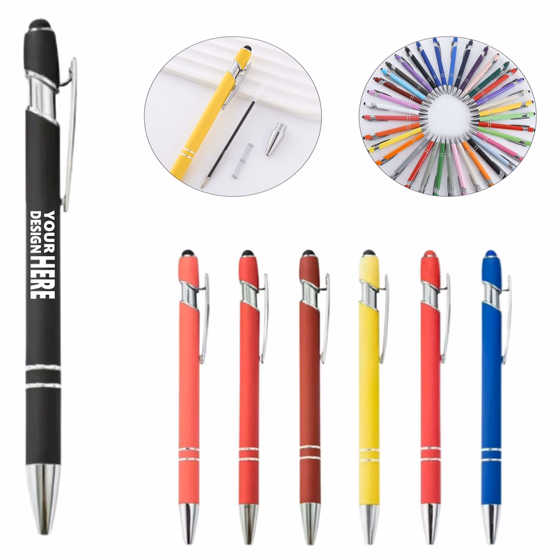 Touch Screen Ballpoint Pen - Press To Activate