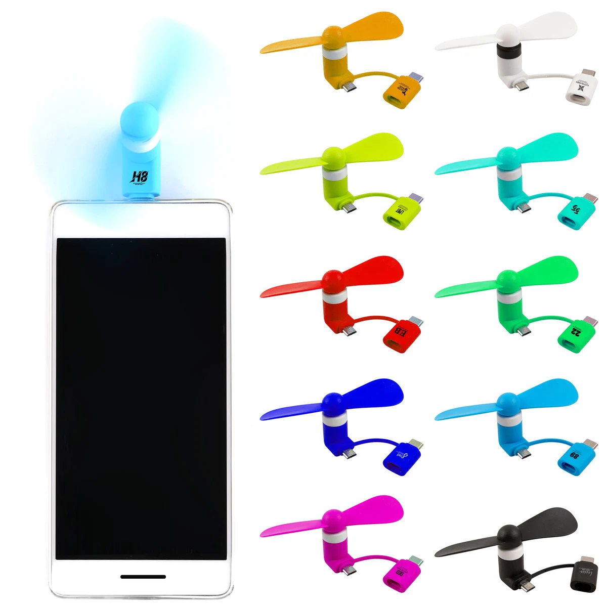 Mini USB Portable Cell Phone Fan 1