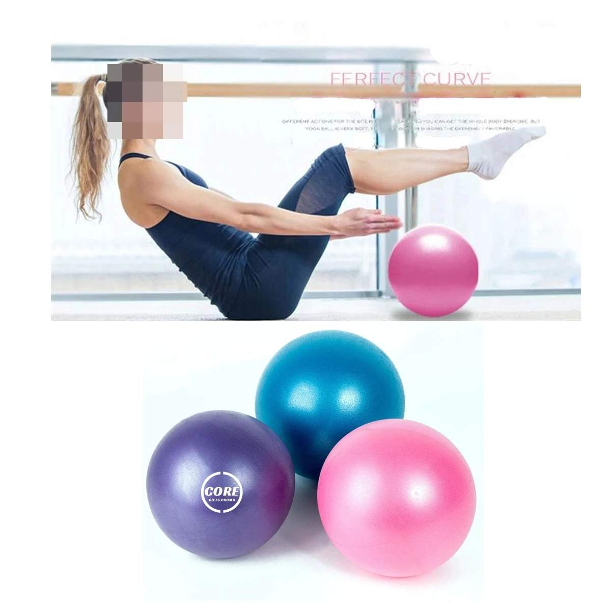 Pilates Mini Exercise Ball -10 Inch Small Bender 1